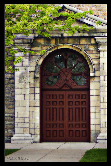 Porte église