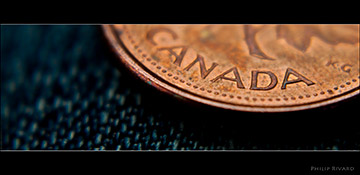 Copper on Denim