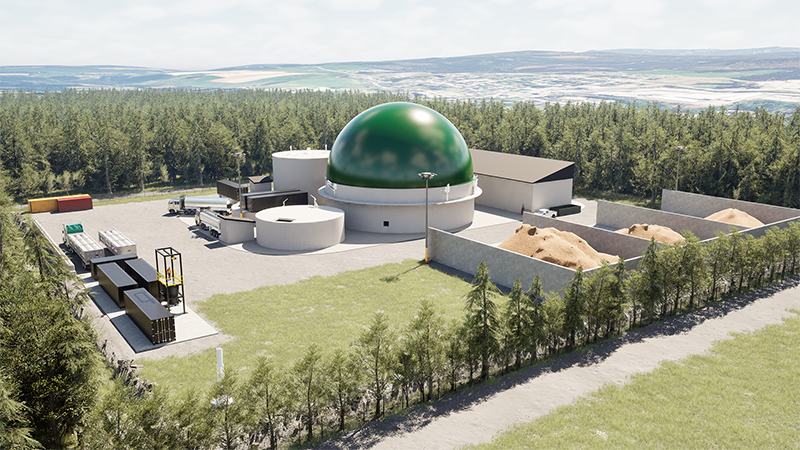 BioEnertek - 3D Visualization of Biomethanation plan