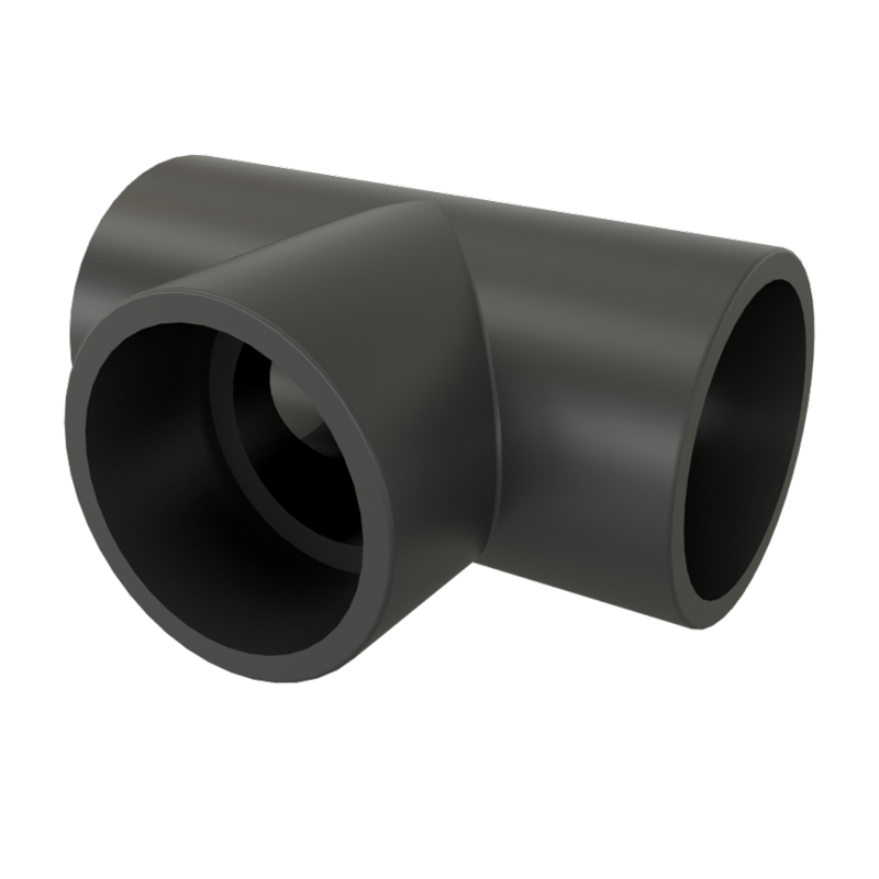 Spears 401/801 90° Tee & Reducing Tee (Socket) — Autodesk Inventor Model States (PVC/CPVC) [*.ipt]